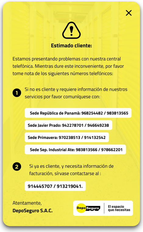 Mensaje Telefónica