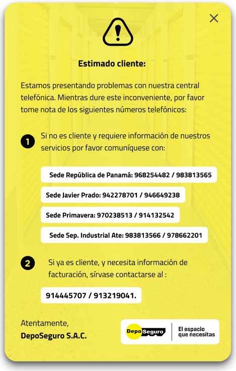 Mensaje Telefónica